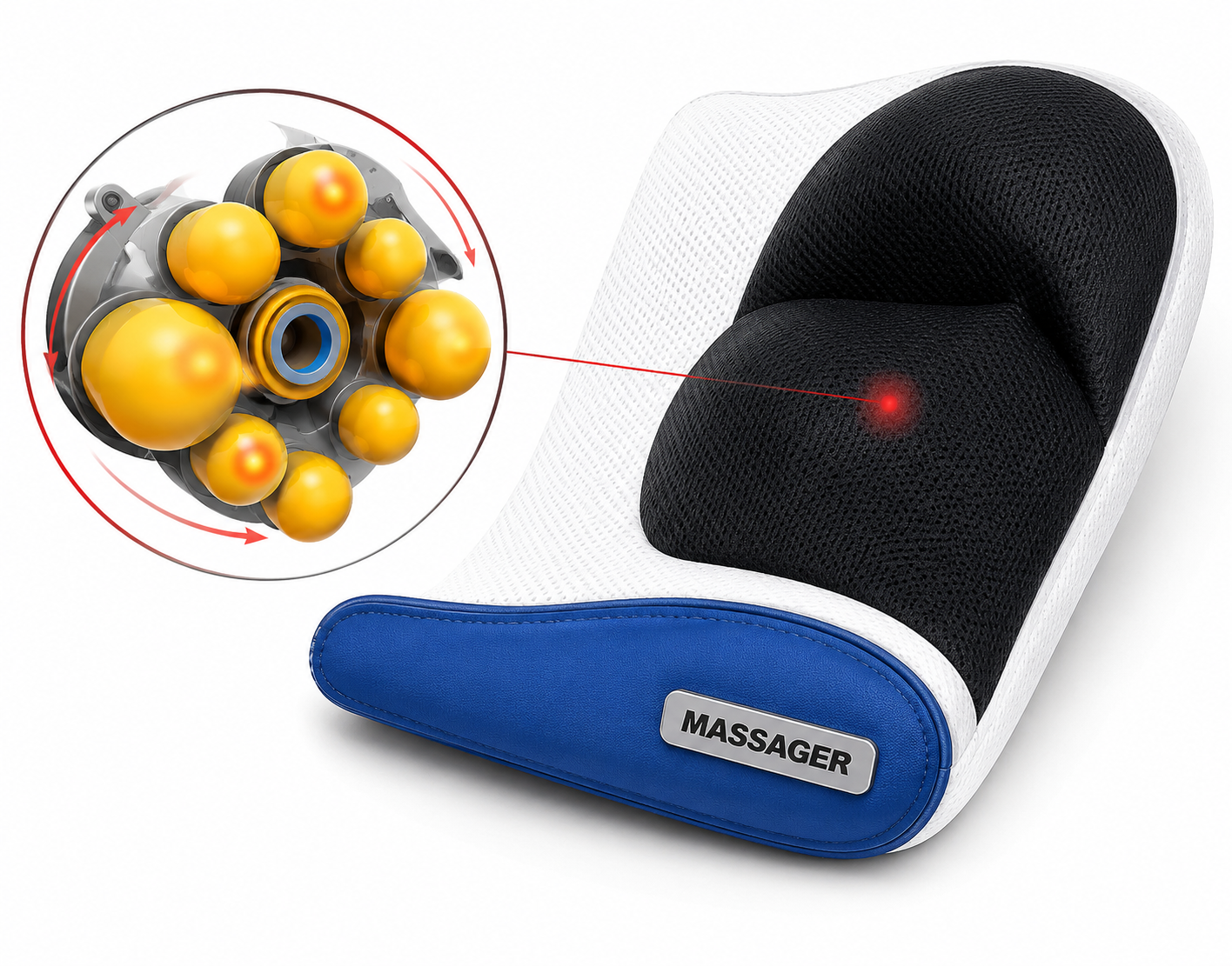 RelaxPulse Massage Pillow