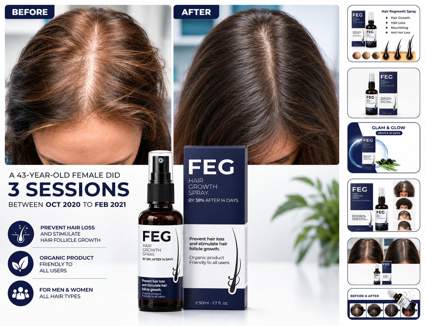 FEG Hair Growth Spray