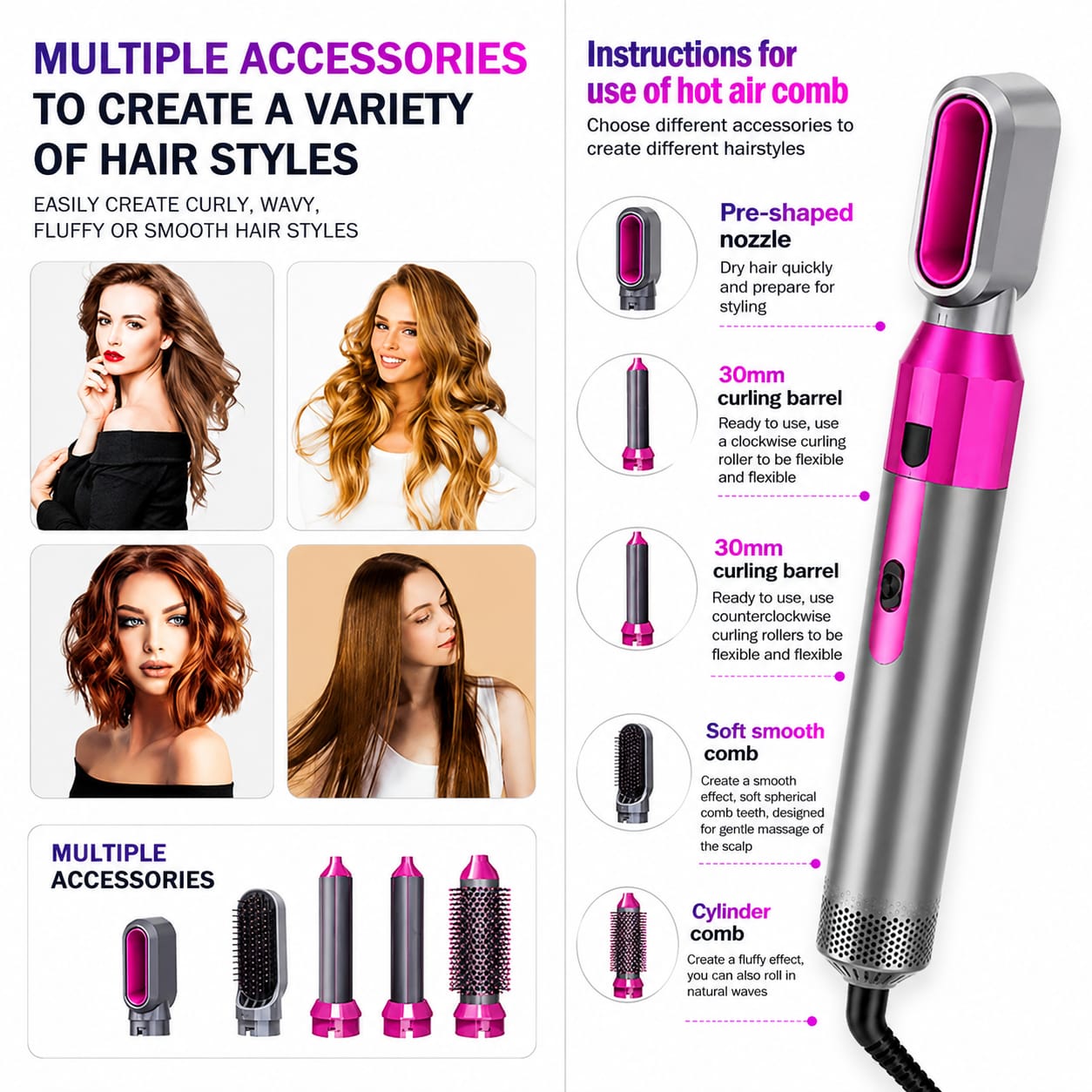 “GlamCurl Air Styler Pro”